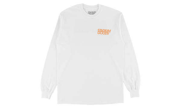 Classic Pocket Logo Longsleeve "Peach On White"