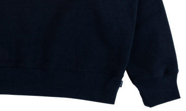 Zig Zag Stitch Panel Crewneck