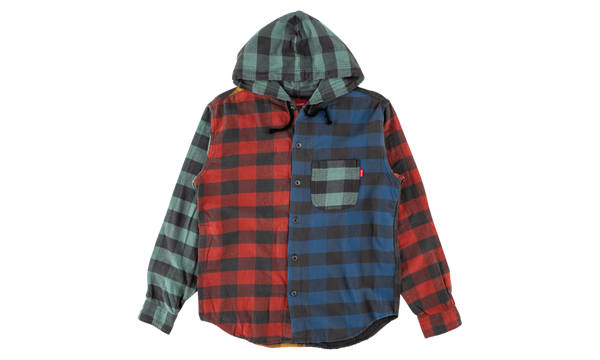Hooded Buffalo Plaid Flannel Shirt "FW 17"