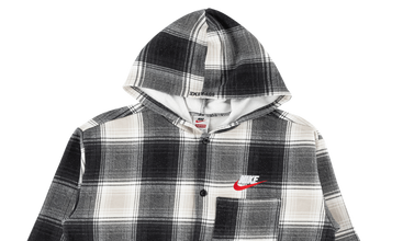 Nike Plaid Hooded Sweatshirt 