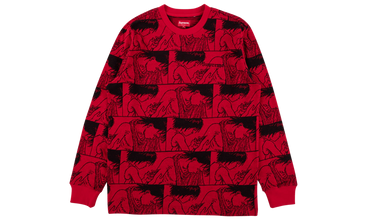 Akira Jacquard L/S Top 