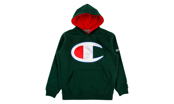 Champion Satin Logo Hooded Sweatshirt "SS 2017"