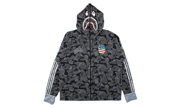adidas ABC Camo Shark Hoodie Jersey M