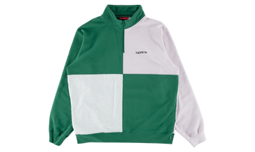 Color Blocked Half Zip Sweatshirt 