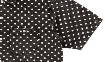Polka Dot Denim Shirt 