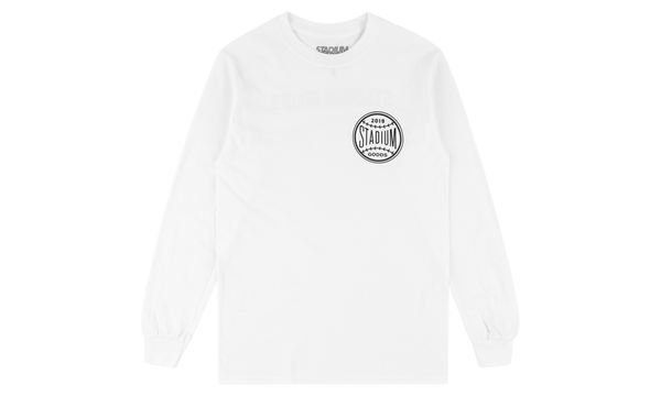 Heritage Baseball Logo L/S Tee "4th Anniversary - White"
