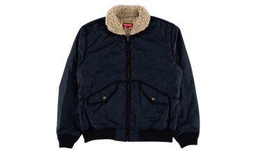 Quilted Nylon Tanker Jacket 