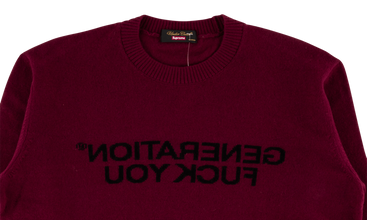Undercover Generation F*ck You Sweater 