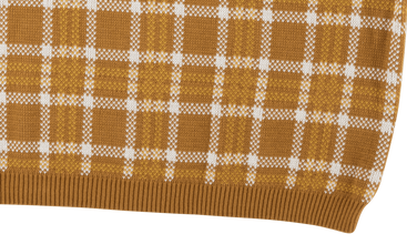 Plaid Knit Polo 