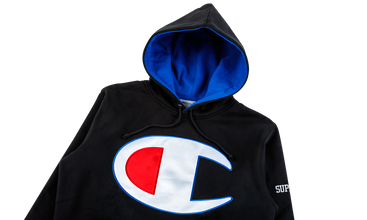 Champion Satin Logo Hooded Sweatshirt