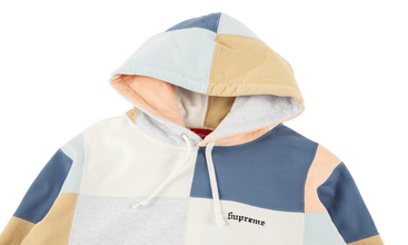 Patchwork Hooded Sweatshirt 
