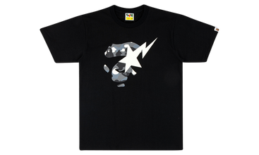 City Camo Ape Face On Bapesta Tee