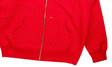 Polka-Dot Hooded Pullover