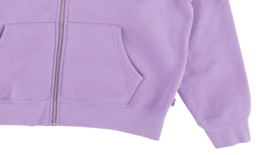 Jet Sleeve Zip Up Hooded Sweatshirt 