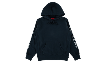 Gradient Sleeve Hooded Sweatshirt 
