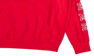 Hooded Sleeve Stripe Top