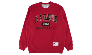 Champion Stay In School Crewneck 