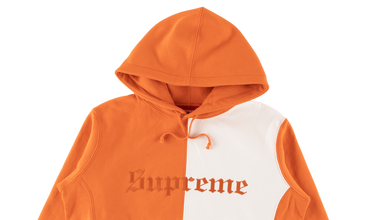 Split Old English Hooded Sweatshirt 