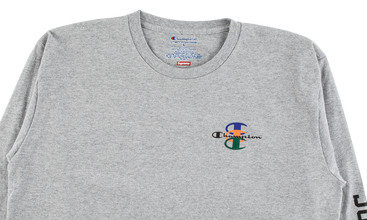 Champion Stacked C L/S Tee 