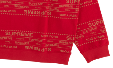 Metallic Jacquard Crewneck 