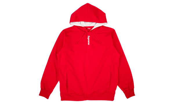 Contrast Placket Hooded Sweatshirt