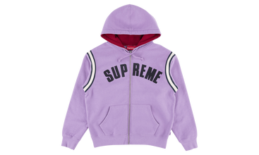 Jet Sleeve Zip Up Hooded Sweatshirt 