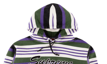 Striped Hooded Sweatshirt 