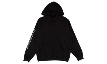Sleeve Embroidery Hooded Sweatshirt 