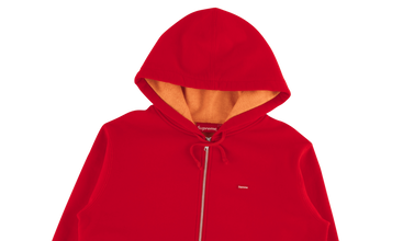 Contrast Zip Up Hooded Sweatshirt 