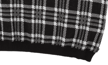 Plaid Knit Polo 