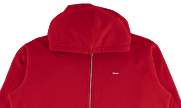 Small Box Zip Up Hoodie 