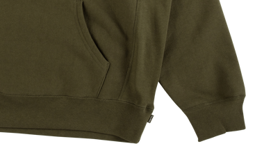 Brush Logo Hooded Sweatshirt 