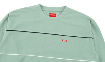 Multicolor Piping Pique Crewneck 