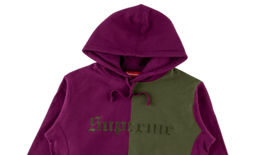 Split Old English Hooded Sweatshirt 