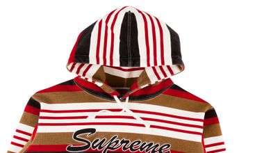 Striped Hooded Sweatshirt 
