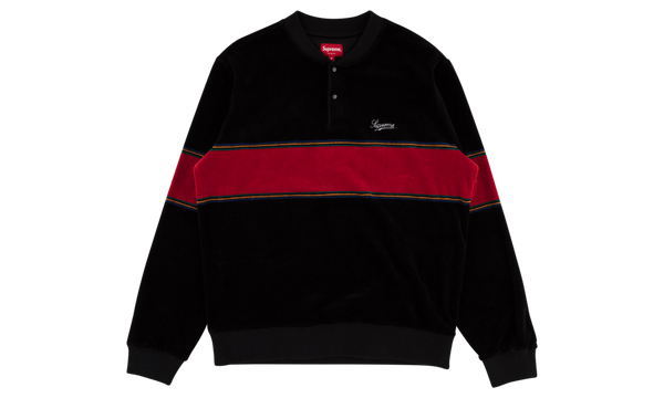 Velour Snap Henley "FW 17"