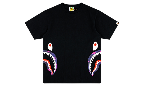 Color Camo Side Shark Tee