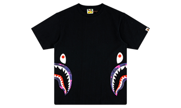 Color Camo Side Shark Tee