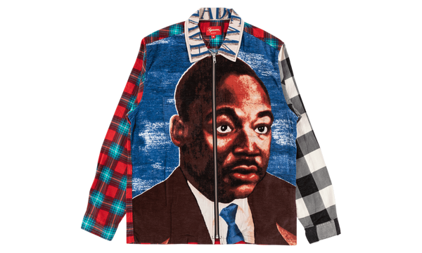 MLK Zip Up Flannel Shirt "SS 18"