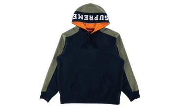 Paneled Hooded Sweatshirt 
