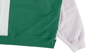 Color Blocked Half Zip Sweatshirt 