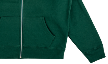 Reflective Small Box Zip Up Hoodie 