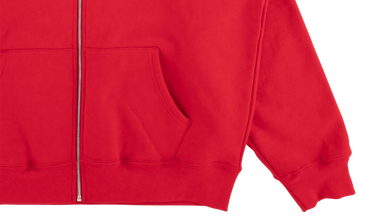 Reflective Small Box Zip Up Sweatshirt 