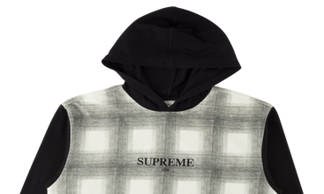 Shadow Plaid Hooded L/S Top 