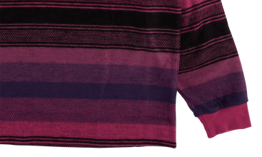 Knit Stripe Hooded L/S Top 
