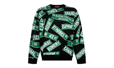 Street Signs Sweater 