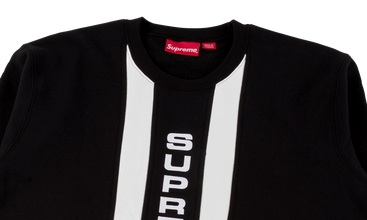 Vertical Logo Panel Crewneck 
