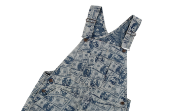 100 Dollar Bill Overalls