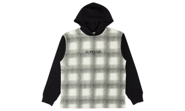 Shadow Plaid Hooded L/S Top 