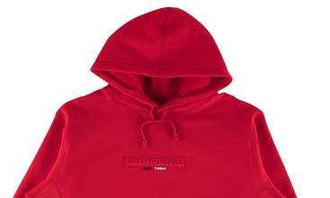 Embossed Logo Hooded Sweatshirt 